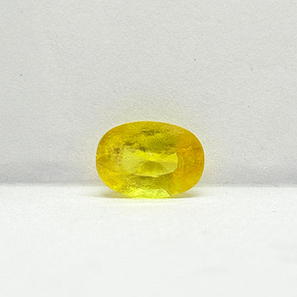 5.75 Carat Bangkok Yellow Sapphire Stone | Natural Thailand Yellow Sapphire | Premium Certified Gemstone