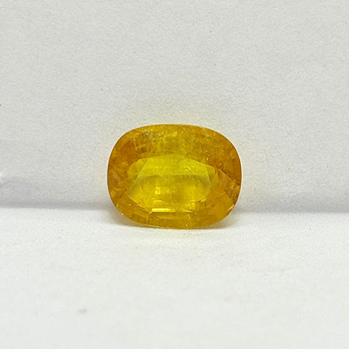 6.07 Carat Bangkok Yellow Sapphire Stone | Natural Thailand Yellow Sapphire | Premium Certified Gemstone