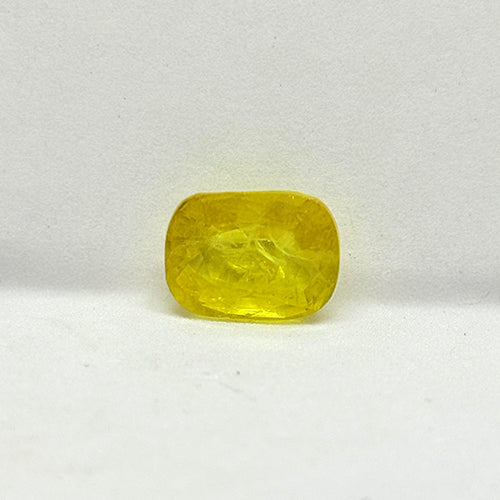 6.15 Carat Bangkok Yellow Sapphire Stone | Natural Thailand Yellow Sapphire | Premium Certified Gemstone