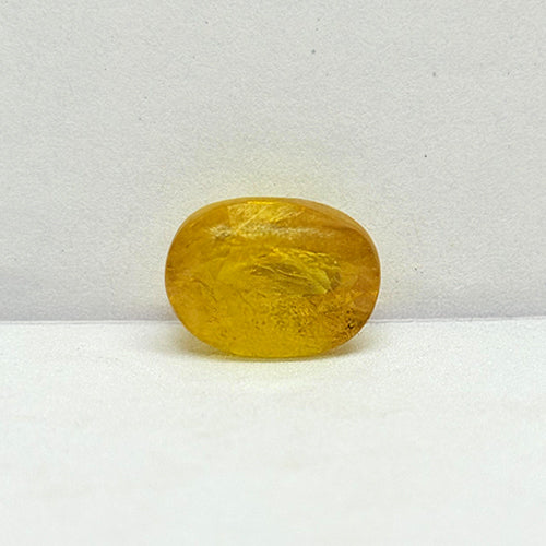 7.02 Carat Bangkok Yellow Sapphire Stone | Natural Thailand Yellow Sapphire | Premium Certified Gemstone