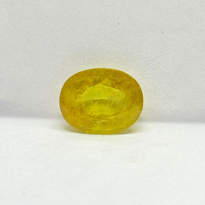 7.45 Carat Bangkok Yellow Sapphire Stone | Natural Thailand Yellow Sapphire | Premium Certified Gemstone