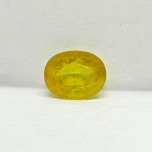 7.45 Carat Bangkok Yellow Sapphire Stone | Natural Thailand Yellow Sapphire | Premium Certified Gemstone