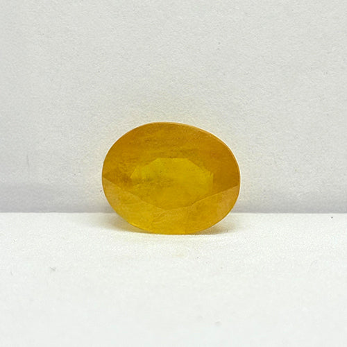 7.62 Carat Bangkok Yellow Sapphire Stone | Natural Thailand Yellow Sapphire | Premium Certified Gemstone