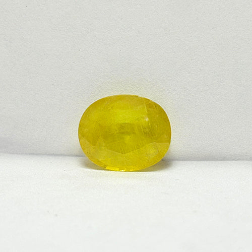 7.70 Carat Bangkok Yellow Sapphire Stone | Natural Thailand Yellow Sapphire | Premium Certified Gemstone