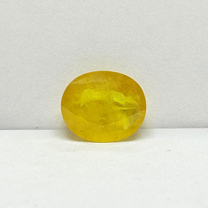 7.75 Carat Bangkok Yellow Sapphire Stone | Natural Thailand Yellow Sapphire | Premium Certified Gemstone