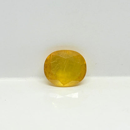 7.85 Carat Bangkok Yellow Sapphire Stone | Natural Thailand Yellow Sapphire | Premium Certified Gemstone