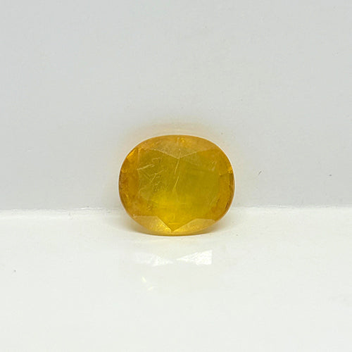 7.85 Carat Bangkok Yellow Sapphire Stone | Natural Thailand Yellow Sapphire | Premium Certified Gemstone