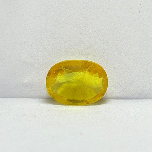 2.97 Carat Bangkok Yellow Sapphire (Pukhraj) Stone | Natural Thailand Pukhraj for Jupiter (Guru) | Certified Gemstone