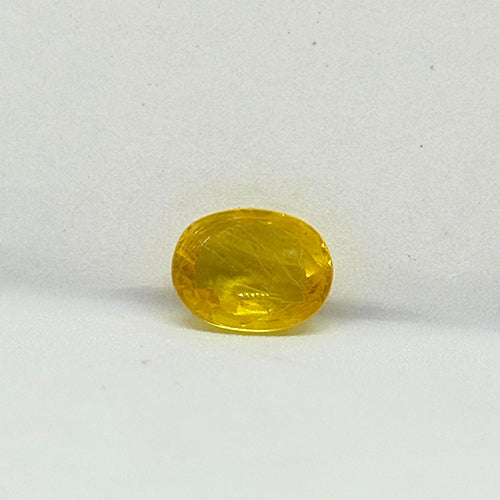3.30 Carat Bangkok Yellow Sapphire (Pukhraj) Stone | Natural Thailand Pukhraj for Jupiter (Guru) | Certified Gemstone