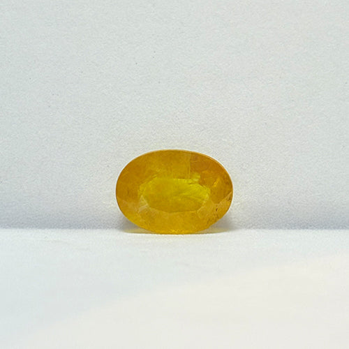 3.50 Carat Bangkok Yellow Sapphire (Pukhraj) Stone | Natural Thailand Pukhraj for Jupiter (Guru) | Certified Gemstone