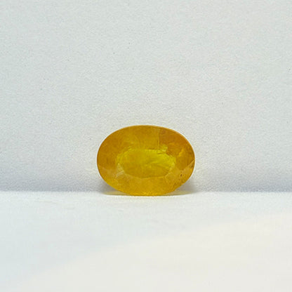 3.50 Carat Bangkok Yellow Sapphire (Pukhraj) Stone | Natural Thailand Pukhraj for Jupiter (Guru) | Certified Gemstone