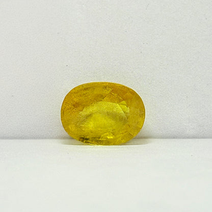 3.55 Carat Bangkok Yellow Sapphire (Pukhraj) Stone | Natural Thailand Pukhraj for Jupiter (Guru) | Certified Gemstone