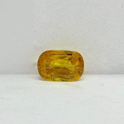 3.60 Carat Bangkok Yellow Sapphire (Pukhraj) Stone | Natural Thailand Pukhraj for Jupiter (Guru) | Certified Gemstone
