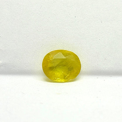 4.25 Carat Bangkok Yellow Sapphire (Pukhraj) Stone | Natural Thailand Pukhraj for Jupiter (Guru) | Certified Gemstone
