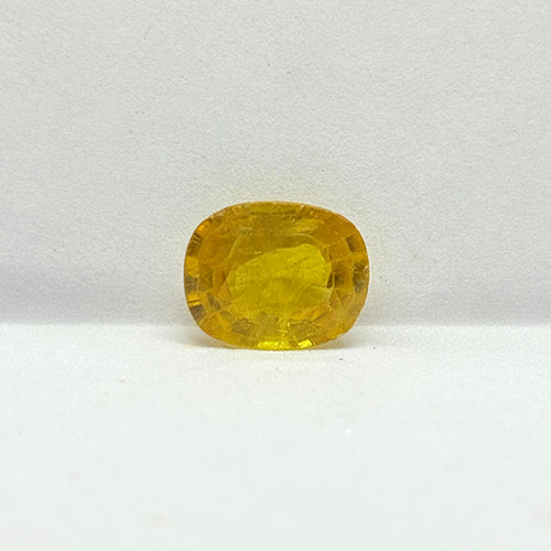 4.25 Carat Bangkok Yellow Sapphire (Pukhraj) Stone | Natural Thailand Pukhraj for Jupiter (Guru) | Certified Gemstone
