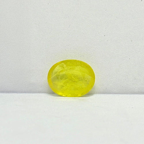 4.27 Carat Bangkok Yellow Sapphire (Pukhraj) Stone | Natural Thailand Pukhraj for Jupiter (Guru) | Certified Gemstone