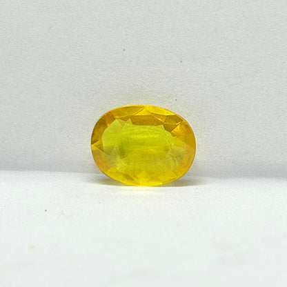 4.30 Carat Bangkok Yellow Sapphire (Pukhraj) Stone | Natural Thailand Pukhraj for Jupiter (Guru) | Certified Gemstone