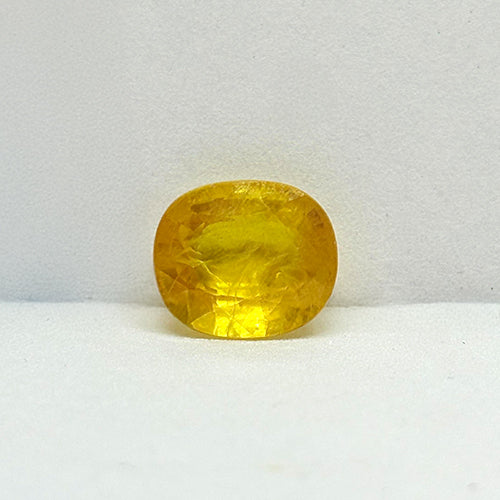 4.35 Carat Bangkok Yellow Sapphire (Pukhraj) Stone | Natural Thailand Pukhraj for Jupiter (Guru) | Certified Gemstone