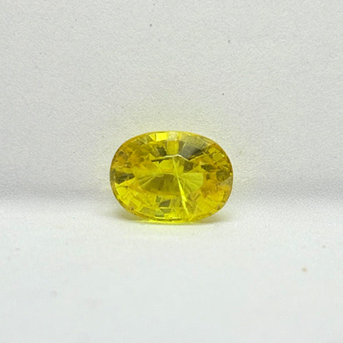 4.47 Carat Bangkok Yellow Sapphire (Pukhraj) Stone | Natural Thailand Pukhraj for Jupiter (Guru) | Certified Gemstone