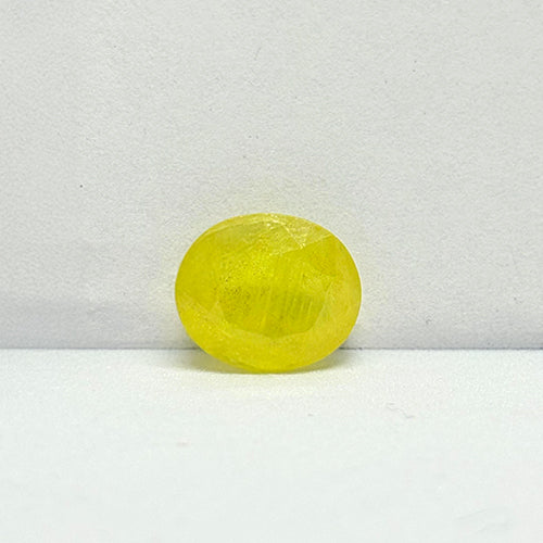 4.52 Carat Bangkok Yellow Sapphire (Pukhraj) Stone | Natural Thailand Pukhraj for Jupiter (Guru) | Certified Gemstone