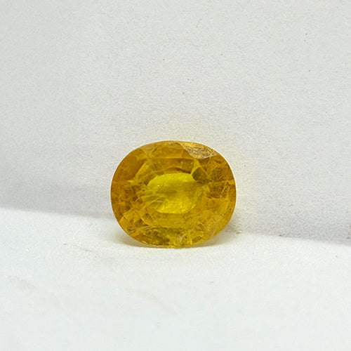 4.60 Carat Bangkok Yellow Sapphire (Pukhraj) Stone | Natural Thailand Pukhraj for Jupiter (Guru) | Certified Gemstone