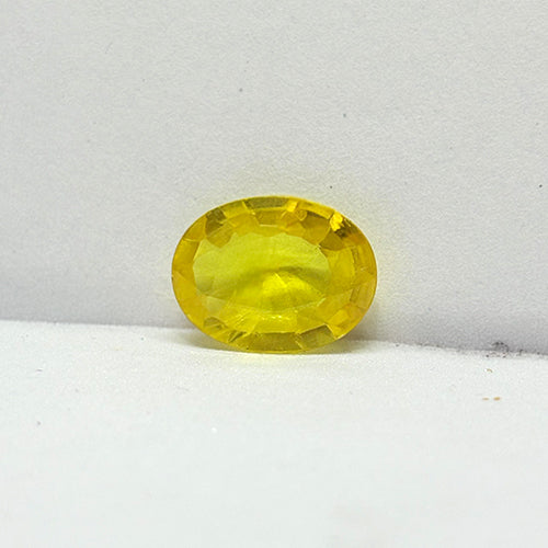4.77 Carat Bangkok Yellow Sapphire (Pukhraj) Stone | Natural Thailand Pukhraj for Jupiter (Guru) | Certified Gemstone