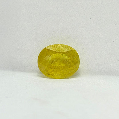 4.90 Carat Bangkok Yellow Sapphire (Pukhraj) Stone | Natural Thailand Pukhraj for Jupiter (Guru) | Certified Gemstone