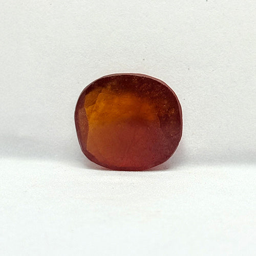 13.72 Carat Indian Gomed (Hessonite Garnet) Stone | Natural Rahu Gemstone | Certified Original Gomed for Astrology