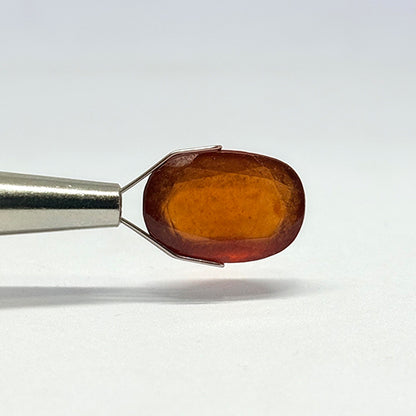 11.15 Carat Indian Gomed (Hessonite Garnet) Stone | Natural Rahu Gemstone | Certified Original Gomed for Astrology