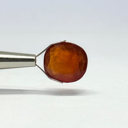 13.72 Carat Indian Gomed (Hessonite Garnet) Stone | Natural Rahu Gemstone | Certified Original Gomed for Astrology