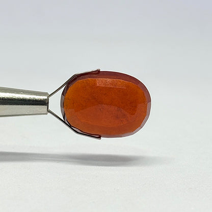 14.12 Carat Indian Gomed (Hessonite Garnet) Stone | Natural Rahu Gemstone | Certified Original Gomed for Astrology