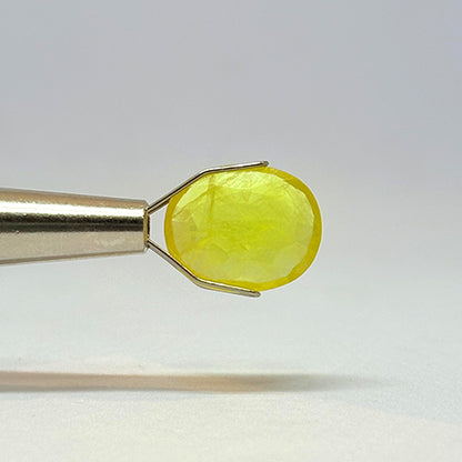 5.02 Carat Bangkok Yellow Sapphire Stone | Natural Thailand Yellow Sapphire | Premium Certified Gemstone