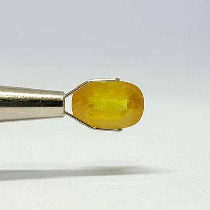 5.22 Carat Bangkok Yellow Sapphire Stone | Natural Thailand Yellow Sapphire | Premium Certified Gemstone