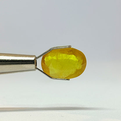 5.30 Carat Bangkok Yellow Sapphire Stone | Natural Thailand Yellow Sapphire | Premium Certified Gemstone