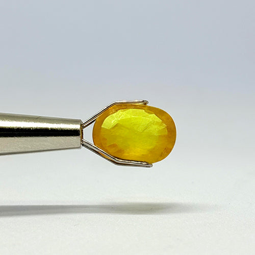 5.40 Carat Bangkok Yellow Sapphire Stone | Natural Thailand Yellow Sapphire | Premium Certified Gemstone