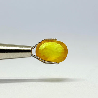 5.40 Carat Bangkok Yellow Sapphire Stone | Natural Thailand Yellow Sapphire | Premium Certified Gemstone