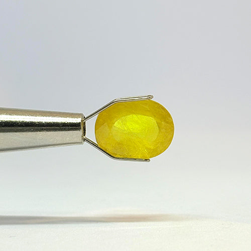 5.60 Carat Bangkok Yellow Sapphire Stone | Natural Thailand Yellow Sapphire | Premium Certified Gemstone