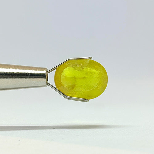 5.72 Carat Bangkok Yellow Sapphire Stone | Natural Thailand Yellow Sapphire | Premium Certified Gemstone
