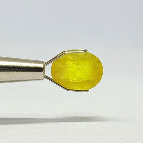 5.85 Carat Bangkok Yellow Sapphire Stone | Natural Thailand Yellow Sapphire | Premium Certified Gemstone