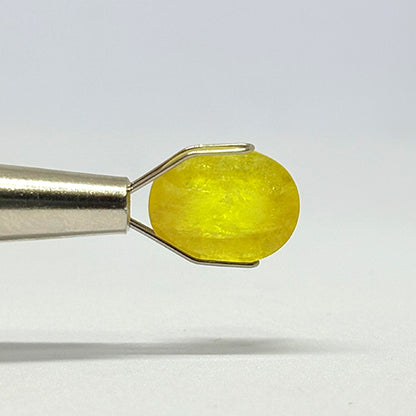 5.85 Carat Bangkok Yellow Sapphire Stone | Natural Thailand Yellow Sapphire | Premium Certified Gemstone