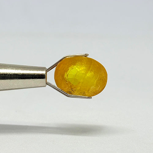 6.50 Carat Bangkok Yellow Sapphire Stone | Natural Thailand Yellow Sapphire | Premium Certified Gemstone