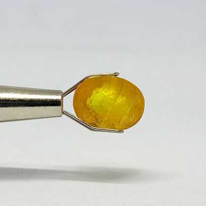 6.50 Carat Bangkok Yellow Sapphire Stone | Natural Thailand Yellow Sapphire | Premium Certified Gemstone