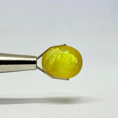 6.55 Carat Bangkok Yellow Sapphire Stone | Natural Thailand Yellow Sapphire | Premium Certified Gemstone