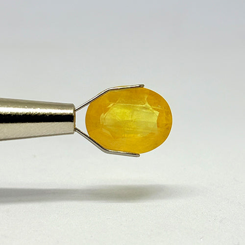 6.70 Carat Bangkok Yellow Sapphire Stone | Natural Thailand Yellow Sapphire | Premium Certified Gemstone