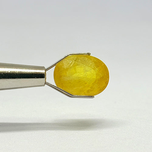7.55 Carat Bangkok Yellow Sapphire Stone | Natural Thailand Yellow Sapphire | Premium Certified Gemstone