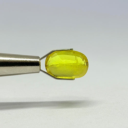 5.10 Carat Bangkok Yellow Sapphire Stone | Natural Thailand Yellow Sapphire | Premium Certified Gemstone