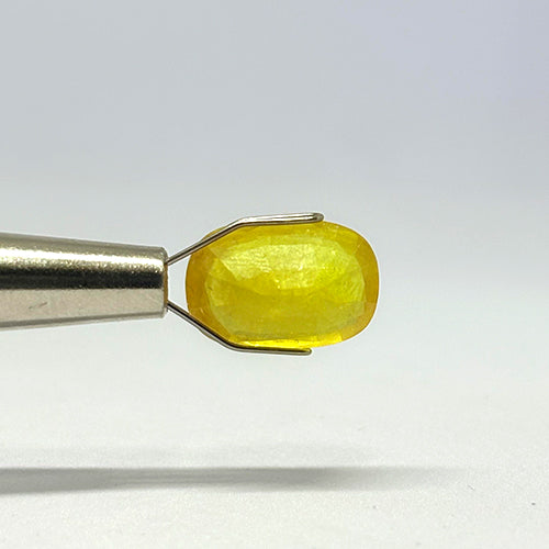 5.22 Carat Bangkok Yellow Sapphire Stone | Natural Thailand Yellow Sapphire | Premium Certified Gemstone
