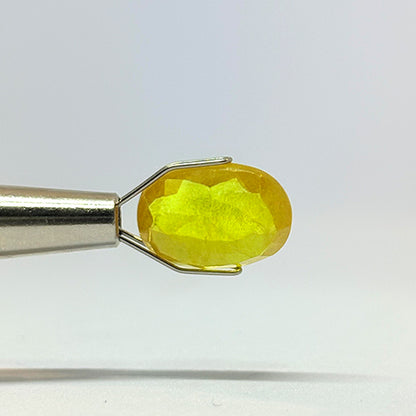 5.30 Carat Bangkok Yellow Sapphire Stone | Natural Thailand Yellow Sapphire | Premium Certified Gemstone