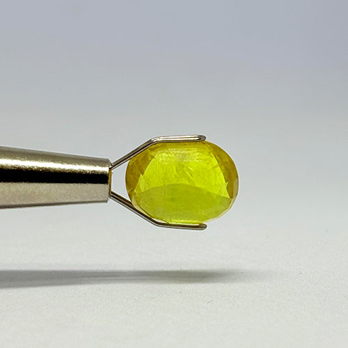 5.35 Carat Bangkok Yellow Sapphire Stone | Natural Thailand Yellow Sapphire | Premium Certified Gemstone