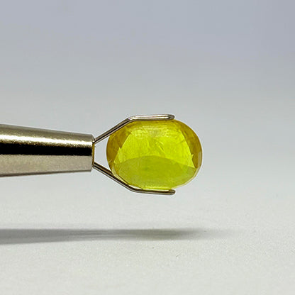 5.35 Carat Bangkok Yellow Sapphire Stone | Natural Thailand Yellow Sapphire | Premium Certified Gemstone